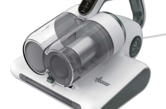 Hoover HMC510 Mattress Vacuum Cleaner with UV Light – 4 in 1 Handheld Dust Mite Vacuum Cleaner for beds and sofas Dust Sensor, Mite Removal