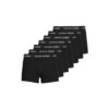 JACK & JONES Mens 7 Pack Huey Trunks