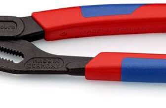 KNIPEX Cobra High-Tech Water Pump Pliers with Integrated Tether Attachment, 87 02 250 T BK