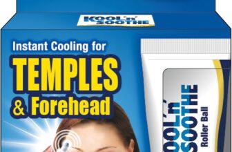 KOOL N SOOTHE Roller Ball/ 100 Applications/Precision Cooling & Massage for Temples & Forehead