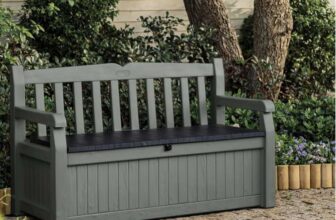 Keter Eden Green Plastic Garden Storage Bench – Free C&C