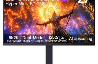 LG UltraGear evo GM9 27GM950B-B Gaming Monitor, 27 inch 5K Hyper Mini LED, Dual Mode – Pre Order 20/07/26