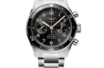 Longines Spirit Flyback 42mm Black Chronograph Dial Bracelet Watch L38214536