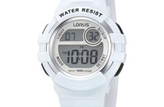 Lorus Mukti-Function White Digital Watch
