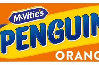 McVities Penguin Orange Biscuit Bar, 7 x 24.6 g Bars (1 Pack of 7 Bars)