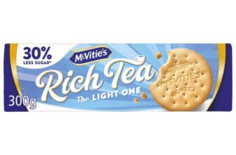 McVities Rich Tea Biscuits, The Light One 300 g (S&S £1.19)