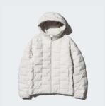 Mens UNIQLO PUFFERTECH Water-Repellant Parka, Off-White – Select Limited Sizes – Free Click & Collect