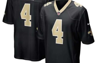 Nike NFL New Orleans Saints 4 Derek Carr Home Jersey