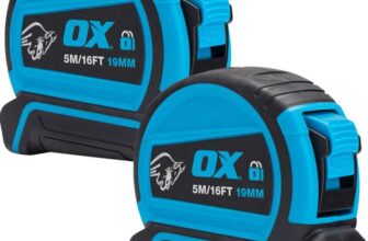 OX Pro 5m/16ft Double Locking Tape Measure – Pack of 2 – Free C&C