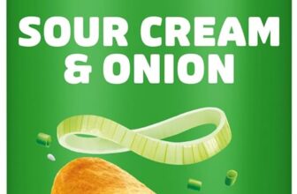 Pringles Sour Cream & Onion Crisps 185g