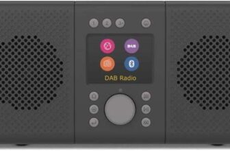 Pure Elan Connect – All-In-One DAB Stereo Radio Bluetooth – Charcoal