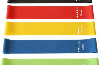 Ram 5 PACK Gym Resistance Bands Women Men Strength Training Resistant Bands Pilates Yoga Gym Leg Training Glutes Resistance Bands x 5