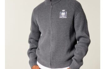 Relaxed Graphic Zip up Jumper