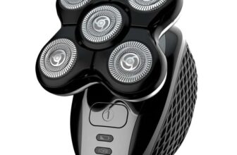 Remington Electric Head Shaver for Bald Men (5 Cutting Heads, Skin Close Results, 0.2mm), 50-Minute Runtime – XR1501