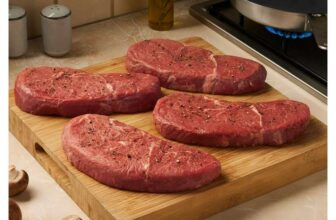 Sainsburys Taste the Difference 4 x 400g Aberdeen Angus Thick Cut Rump Steaks – Nectar Price