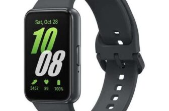 Samsung Galaxy Fit3 Bluetooth 40mm, Black – SM-R390NZAAEUB Opened never Used – Sold By Electronics Warehouse