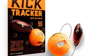Smart Ball 1002 Kick Tracker Keepie Uppie Counter, Orange, Small