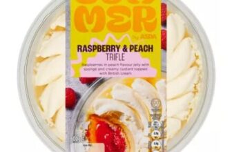 Summer by ASDA Raspberry & Peach Trifle 600g
