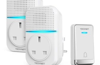 TECKNET Self-Powered Doorbell (w/voucher) Sold by TECKNET, FBA