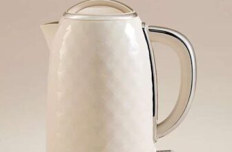 Textured Fast Boil Kettle 1.7L – in cream or green colour – lightweight