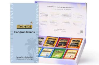 Twinings Favourites Congratulations Collection Gift Box 40 Tea Bags 8 Premium Green & Herbal Infusions