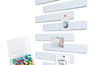 Uoisaiko Felt Pin Board Bar, 33×5 Cm, 8-Pack