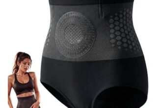 Yareoner Fat-Burning 4-in-1 High-Waisted Seamless Compression Shorts Black
