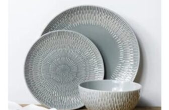 Zen Reactive Glaze 12-Piece Dinner Set