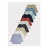 10 Pack Long Sleeve Front Pocket Tops