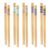 10 Pairs Bamboo Chopsticks, 24 Cm, Non-Slip, Dishwasher Safe