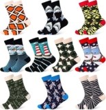 10 pairs Colourful Socks Mens Cotton Sock Men Calf Socks 6-11 Novelty Funny Casual Socks for Men
