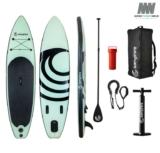 104 Inflatable SUP Paddleboard (Seaglass Green)