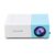 1080P Portable Projector for Smartphones, Laptops, HDMI/USB (Blue)