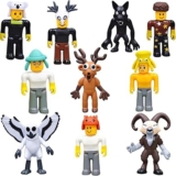 10PCS 99 Nights In The Forest Figures Funny Toy Model Set Game Characters Doll 3 Inch Monster Figures with Deer Owl Ram Design for Collectors Fans