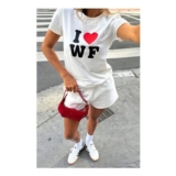 11th Street City of Dreams Relaxed Baby Tee Frosting