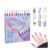 12-Color Nail Art Pens Set with Quick-Dry 0.5mm Tips