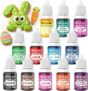 12 Colours Gel Food Colouring – Icing Gel Colours Set with Gloves, Food Colouring for Cake Decorating, Baking, Macarons, Buttercream, Easter Eggs and DIY Crafts -Vegan, Non Gluten (6 g Each)