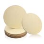 12 Pcs 20cm Wooden Circles round Discs Unfinished Natural Wood