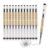 12 Pcs Gel Pens Black, Rollerball Pens