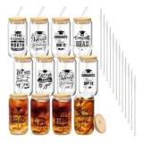 12-Piece Graduation Cups with Lids and Straws, 16 Oz