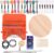 14 Hooks Mini Darning Loom Kit, Small Speedweve Style Weaving Darner Loom Knit Mending Kit for Repairing Jeans Clothes Socks DIY Craft Tool for Home Mending and Art