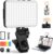 156 LED Selfie Light, 2000mAh Rechargeable Portable 3 Modes with Clip and Camera Tripod Adapter for Laptop/Phone/Vlog/TikTok/Makeup
