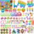 185pcs Pop Fidget Toys Party Favours,Party Bag Fillers for Kids Prize Box Toys Assortment Toys Classroom Prizes Rewards,Goodie Loot Bag Fillers,Toy Bulk Party Bag Fillers for Kids