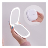 1X/10X Travel Magnifying Mirror, 10cm LED