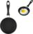 1pcs Mini Non-Stick Frying Pan, Mini Frying Pan for One EggNon-Stick Perfect for Single Egg Cooking, Suitable for Gas and Inductio,12cm Diameter, Black