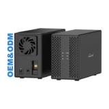 2 Bay External Hard Drive RAID Enclosure USB C with Fan for 2.5/3.5 SATA HDD/SSD at Shenzhen Blueendless Co., Ltd