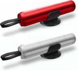 2 PCS Car Window Breaker, 2 in 1 Life Hammer with Seatbelt Cutter, Portable mini Life Hammer, Car Safety Hammer for Car Windows Emergency Rescue Car, Bus (Silver, Red)