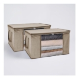 2-Pack 90.3L Underbed Clothes Storage Bag – Natural