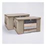 2-Pack 90.3L Underbed Clothes Storage Bag – Natural