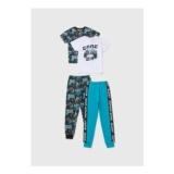 2 Pack Boys Blue Gaming Pyjama Sets (7-13yrs)